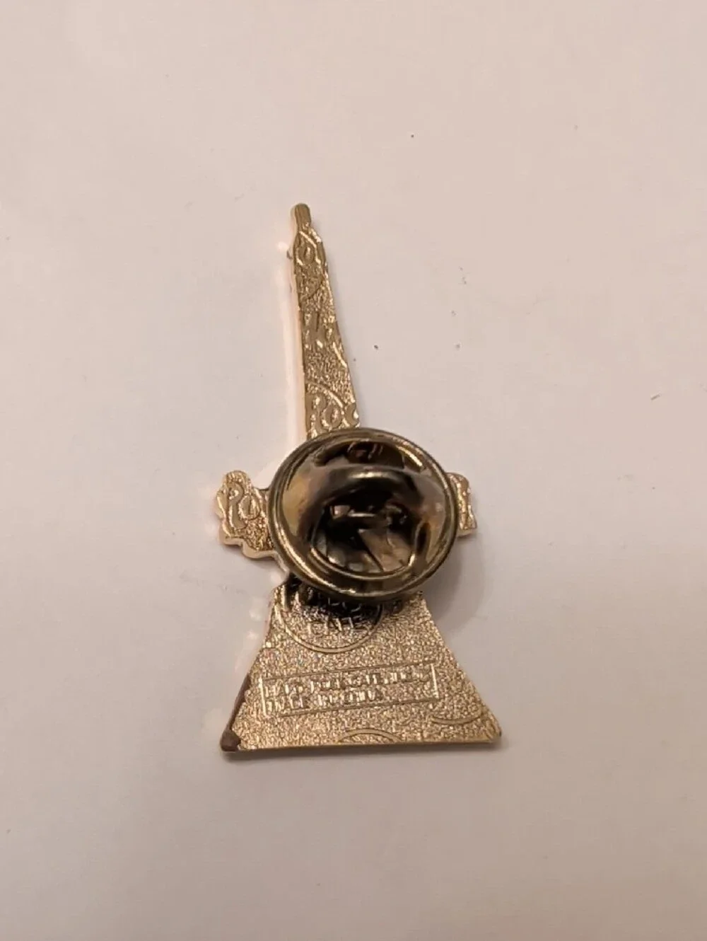 Hard Rock Cafe Paris Eiffel Tower Pin - Yellow, Red, Black